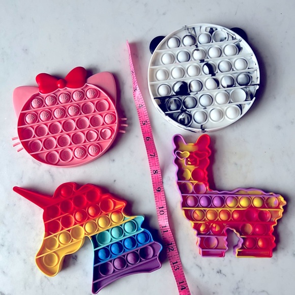 Set of 4 Large Pop It Toys - Picture 2 of 7